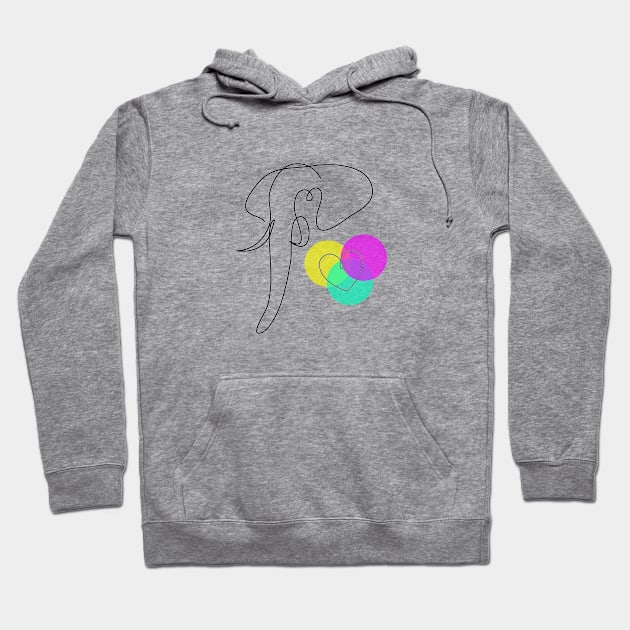 Elephant Hoodie by ScrambledPsychology